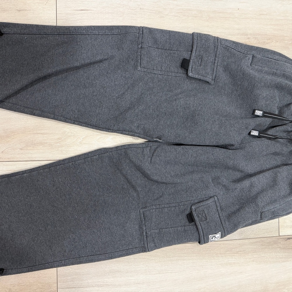 Men's Charcoal Cargo Pants